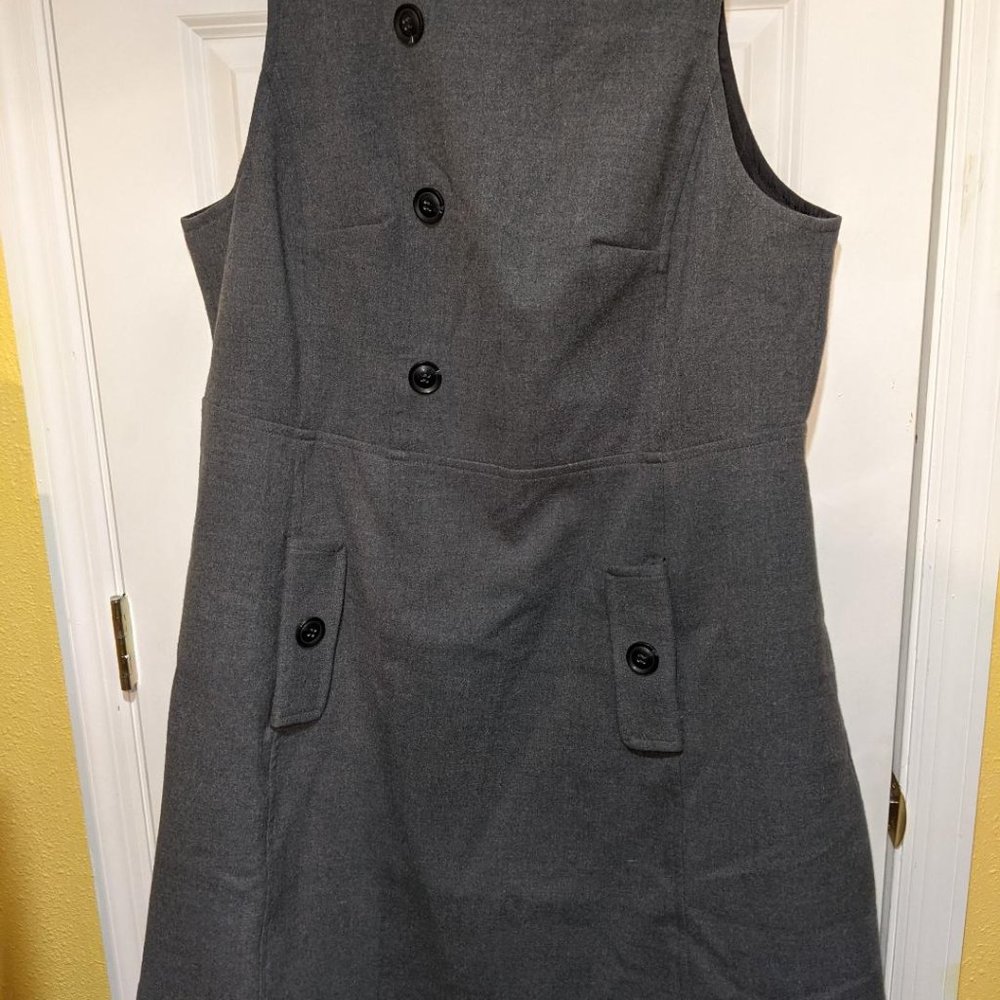 Unique Eloquii Grey Plus Size Jumper/Dress